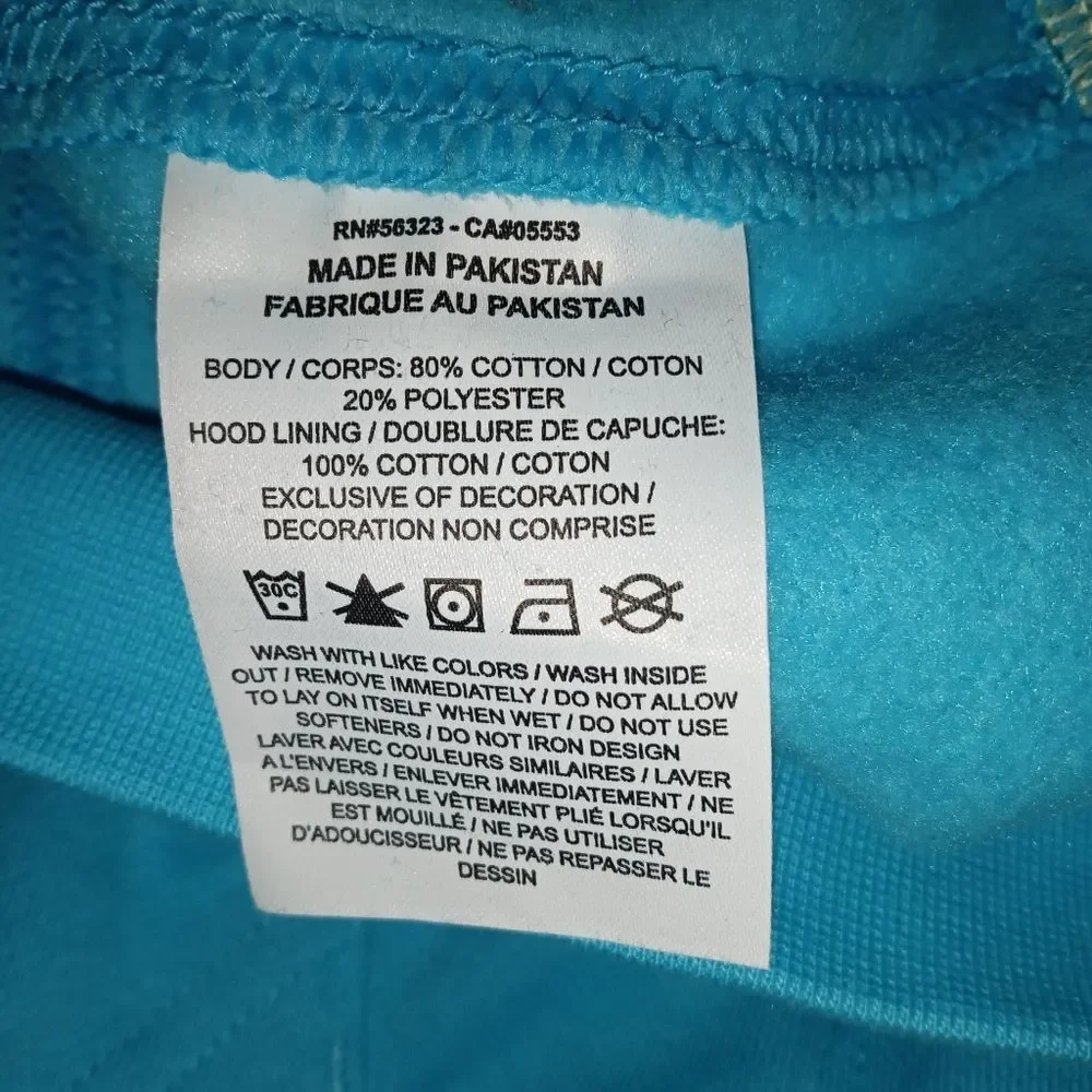 NIKE NWOT Woman's Teal and Lime green Pullover Hoodie Size XL juniors.